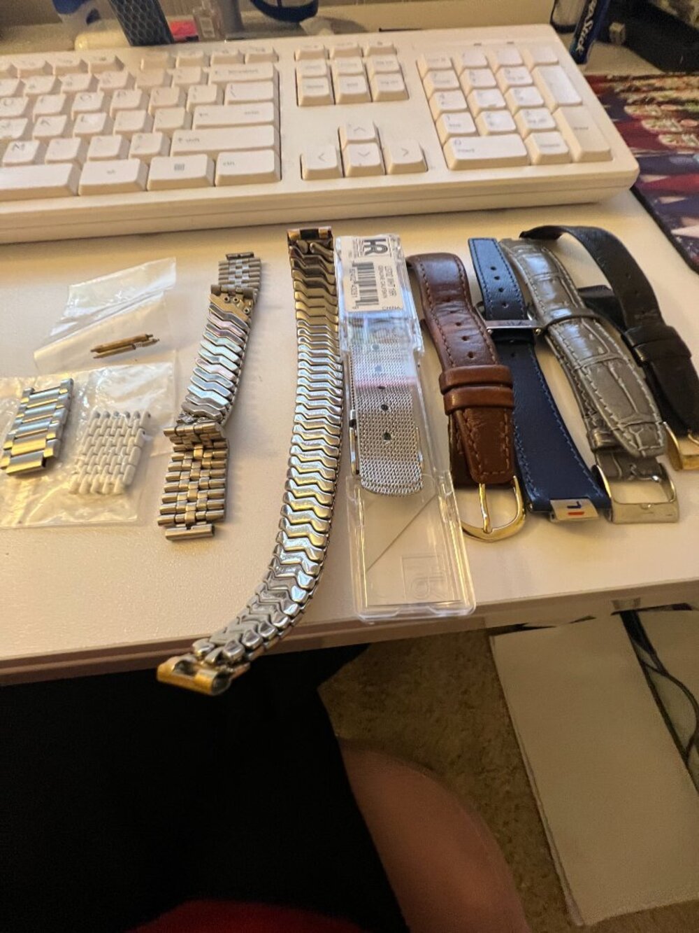 Mixed Watch Band Lot – Gold‑Filled, Speidel, Hadley‑Roma, Marra & Roles + Spare